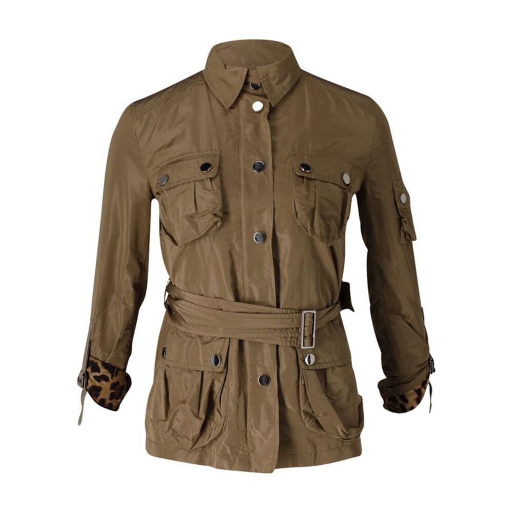 Dolce & Gabbana Safari Jacket in Brown Polyester